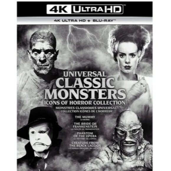 Universal Classic Monsters Icons of Horror Collection 4K UHD Blu-ray  NEW - Picture 2 of 2